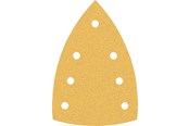 Szlifierka - Bosch Expert C470 Hook and Loop Large Delta Sanding Sheets for Paint and Wood 100mm X 150mm 80g Pack of 10 - 2608901116