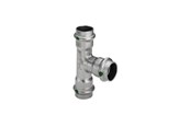 Rury cisnieniowe i zlaczki - Viega Sanpress Inox T-piece 54 x 28 x 54 mm stainless steel - 436056
