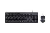 Klawiatura - Gembird KBS-UM-04 - keyboard and mouse set - US - black - Zestaw klawiatura i mysz - Angielski (US) - Czarny - KBS-UM-04