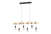 Lampy - EGLO TOWNSHEND oprawa wisząca, brązowy - 43513