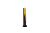 Lampy - EGLO BARBOTTO oprawa stołowa, czarny, złoty - 97583