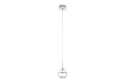 Lampy - EGLO MONTEFIO 1 oprawa wisząca, biały, przeźroczysty - 93708