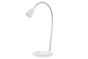 Lampy - EGLO DURENGO oprawa stołowa, biały, chrom - 93078