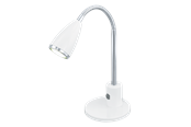 Lampy - EGLO FOX oprawa stołowa, biały, chrom - 92872