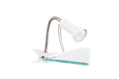 Lampy - EGLO FABIO oprawa zaciskowa, biały, srebrny - 81262