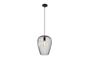 Lampy - EGLO NEWTOWN oprawa wisząca, czarny - 49472