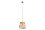 Lampy - EGLO KIRKCOLM oprawa wisząca, naturalny - 43113