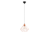 Lampy - EGLO TARBES oprawa wisząca, w kolorze miedźi - 94194