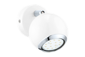 Lampy - EGLO BIMEDA spot, biały, chrom - 31001