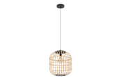 Lampy - EGLO BORDESLEY oprawa wisząca, naturalny - 43216