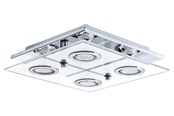 Lampy - EGLO CABO oprawa sufitowa, biały, przeźroczysty - 30931