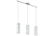 Lampy - EGLO BAYMAN oprawa wisząca, biały, chrom - 92563