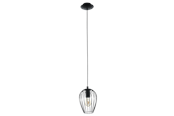 Lampy - EGLO NEWTOWN oprawa wisząca, czarny - 49477
