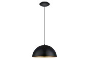 Lampy - EGLO GAETANO oprawa wisząca, czarny, złoty - 31679