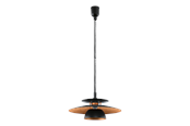 Lampy - EGLO BRENDA oprawa wisząca, czarny, miedź - 31666