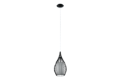 Lampy - EGLO RAZONI oprawa wisząca, czarny, biały - 92252