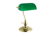 Lampy - EGLO BANKER oprawa stołowa, zielony - 90967