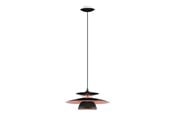 Lampy - EGLO BRENDA oprawa wisząca, czarny, miedź - 32011