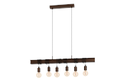 Lampy - EGLO TOWNSHEND 4 oprawa wisząca, antyczny-brązowy - 49859