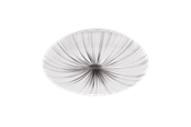 Lampy - EGLO NIEVES oprawa ścienna / sufitowa, biały, srebrny - 99699
