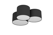 Lampy - EGLO PASTORE 2 oprawa sufitowa, czarny, biały - 99508