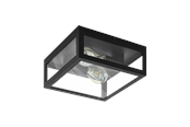 Lampy - EGLO AMEZOLA oprawa ścienna / sufitowa, przeźroczysty - 99122