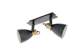Lampy - EGLO COSWARTH spot rail 2L black/brown - 901175
