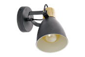 Lampy - EGLO COSWARTH spot black/brown - 901174