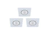 Lampy - EGLO AREITIO oprawa do zabudowy, aluminium szczotkowane - 98637