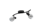 Lampy - EGLO POLLICA spot, czarny-transparentny - 98625