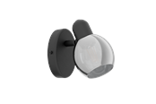 Lampy - EGLO POLLICA spot, czarny-transparentny - 98624