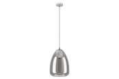 Lampy - EGLO ALOBRASE oprawa wisząca, czarny-transparentny - 98614