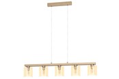 Lampy - EGLO CASTRALVO oprawa wisząca, bursztynowy - 901292