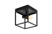 Lampy - EGLO SILENTINA oprawa sufitowa, czarny - 98331