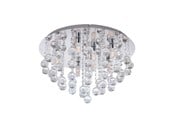 Lampy - EGLO ALFARO ceiling lamp chrome/crystal glass - 97699