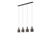 Lampy - EGLO CONCESSA 1 oprawa wisząca, cappuccino, złoty - 97685