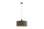 Lampy - EGLO CONCESSA 1 oprawa wisząca, cappuccino, złoty - 97683