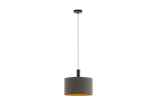 Lampy - EGLO CONCESSA 1 oprawa wisząca, cappuccino, złoty - 97682