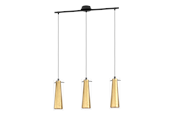 Lampy - EGLO PINTO GOLD oprawa wisząca, przeźroczysty, złoty - 97652