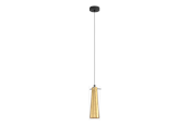 Lampy - EGLO PINTO GOLD oprawa wisząca, przeźroczysty, złoty - 97651