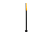 Lampy - EGLO BARBOTTO oprawa podłogowa, czarny, złoty - 97584