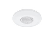 Lampy - EGLO CAPASSO-C oprawa ścienna / sufitowa, biały, chrom - 96821