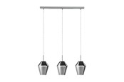 Lampy - EGLO MURMILLO oprawa wisząca, czarny-transparentny - 96774
