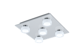 Lampy - EGLO ROMENDO 1 oprawa sufitowa, przeźroczysty, satyna - 96544