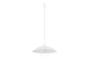 Lampy - EGLO ALVEZ oprawa wisząca, biały, przeźroczysty - 96474