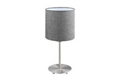 Lampy - EGLO PASTERI oprawa stołowa, szary - 96376