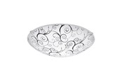 Lampy - EGLO MARGITTA 1 oprawa ścienna / sufitowa, biały, czarny, przeźroczysty - 96117