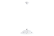 Lampy - EGLO VETRO oprawa wisząca, biały, przeźroczysty - 96073