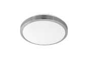 Lampy - EGLO COMPETA 1 oprawa ścienna / sufitowa, biały, nikiel satynowy - 96033