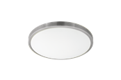 Lampy - EGLO COMPETA 1 oprawa ścienna / sufitowa, biały, nikiel satynowy - 96034